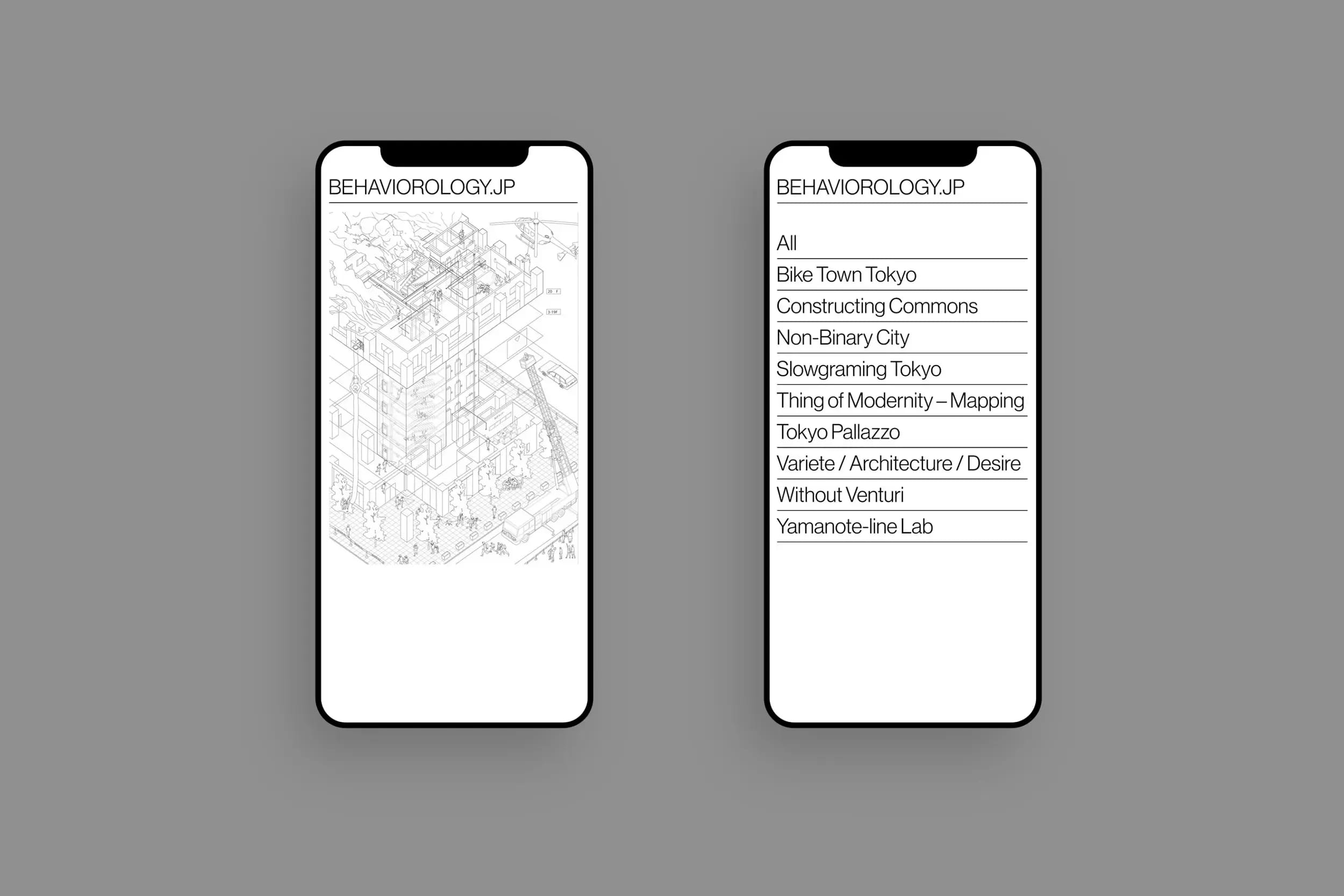 Behaviorology website smartphone version