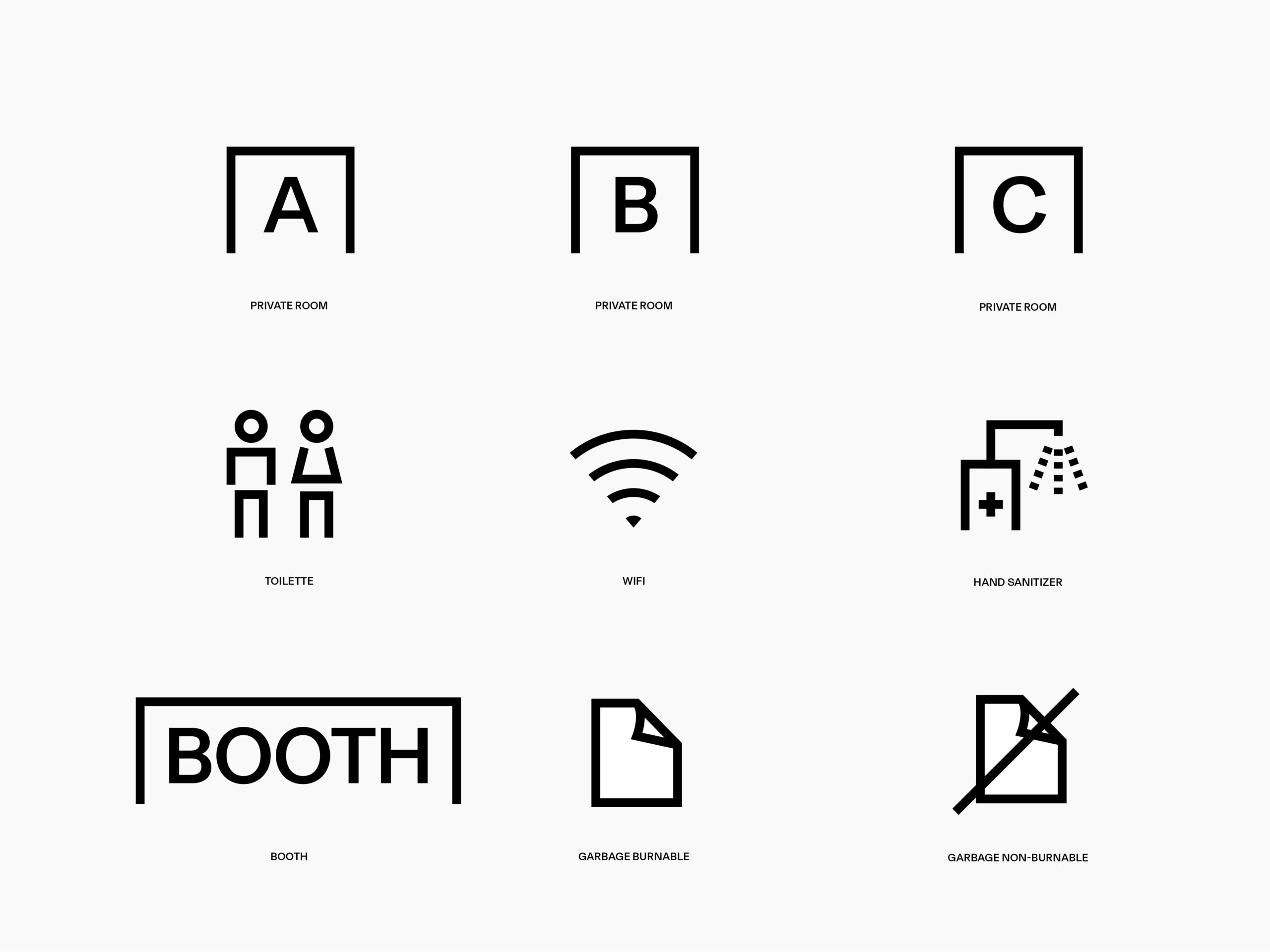 a set of icons for The Desk