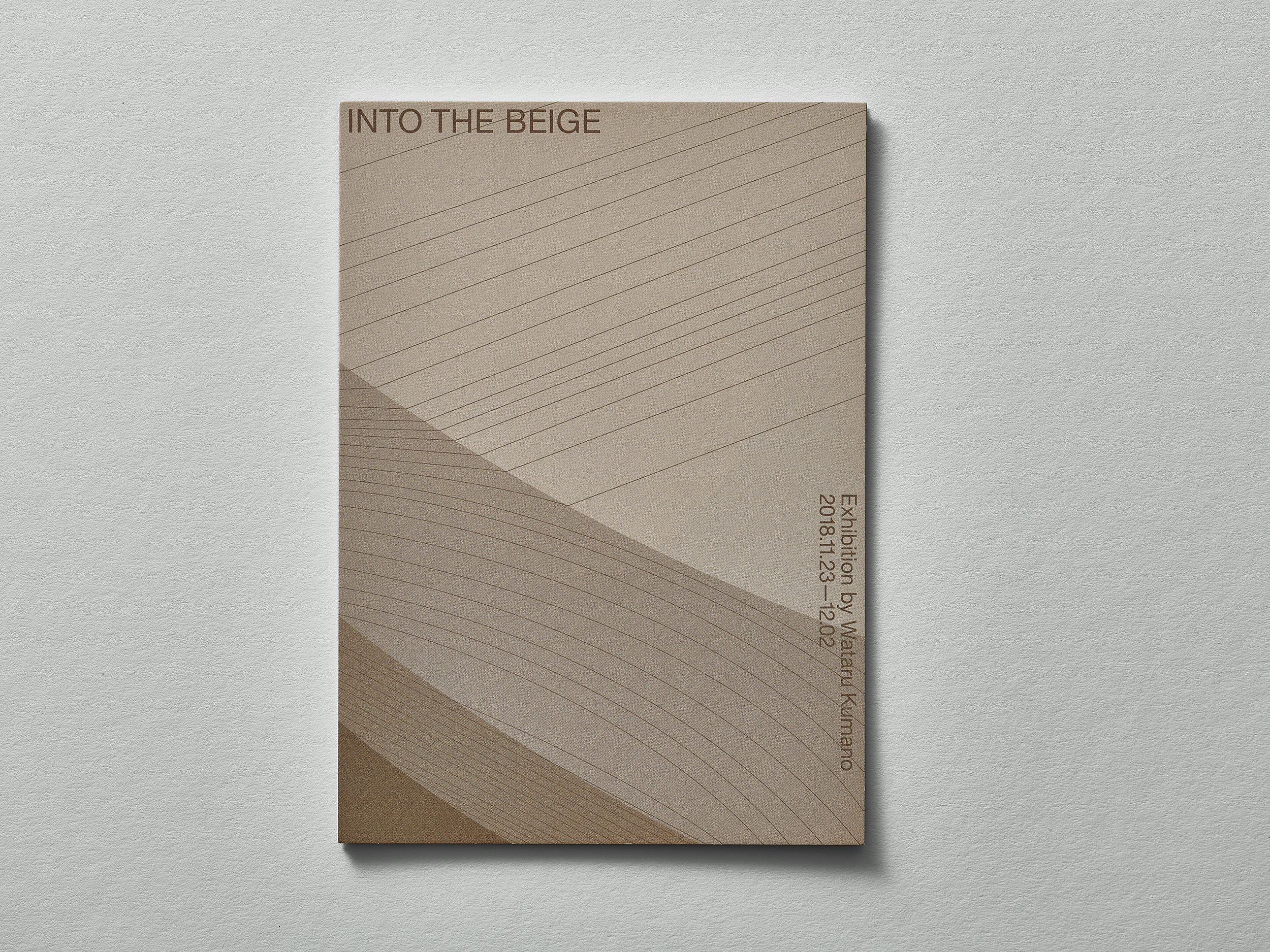 Into the Beige exhibition post card