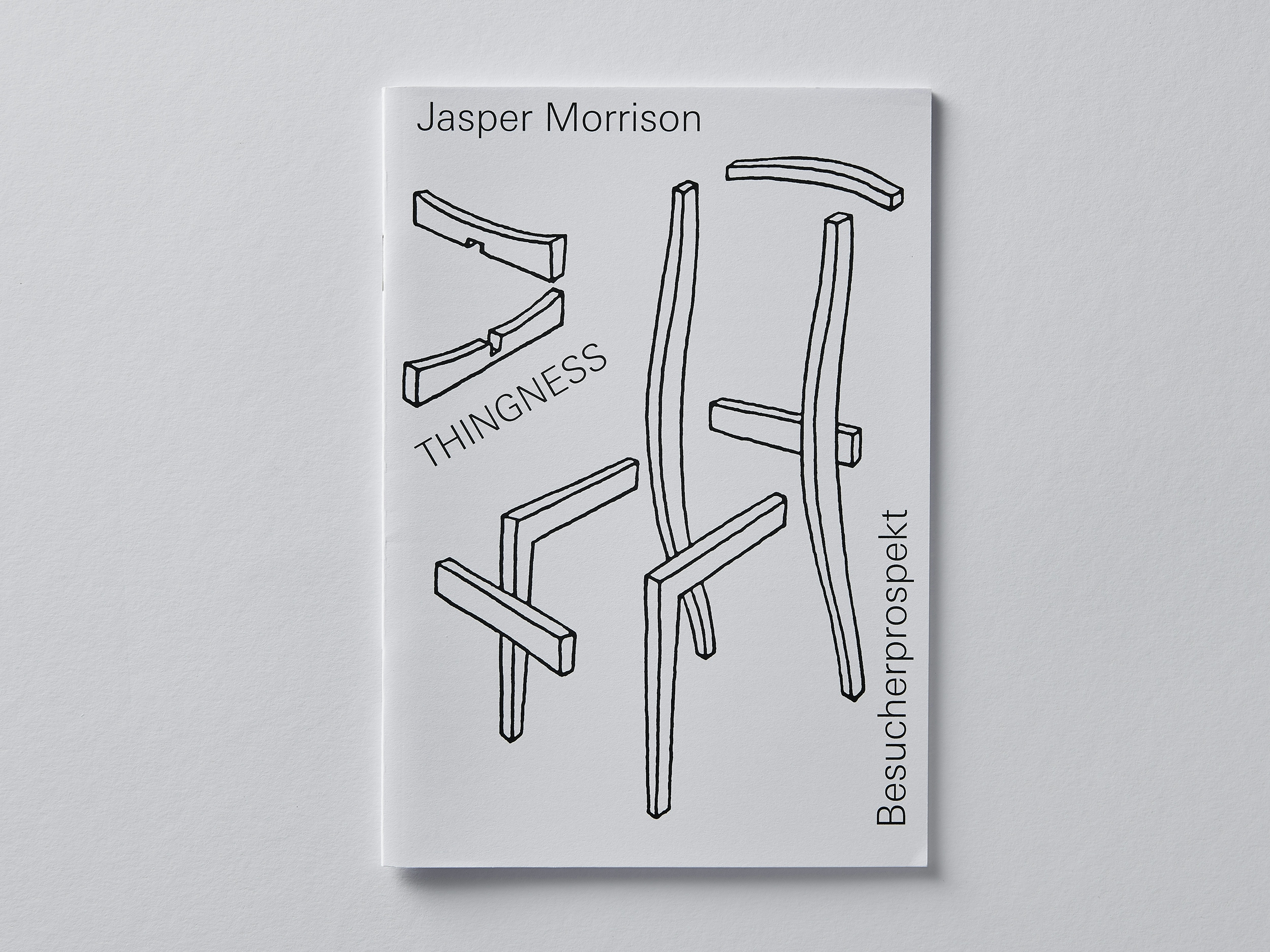 Jasper Morrison – Thingness visitors guide front