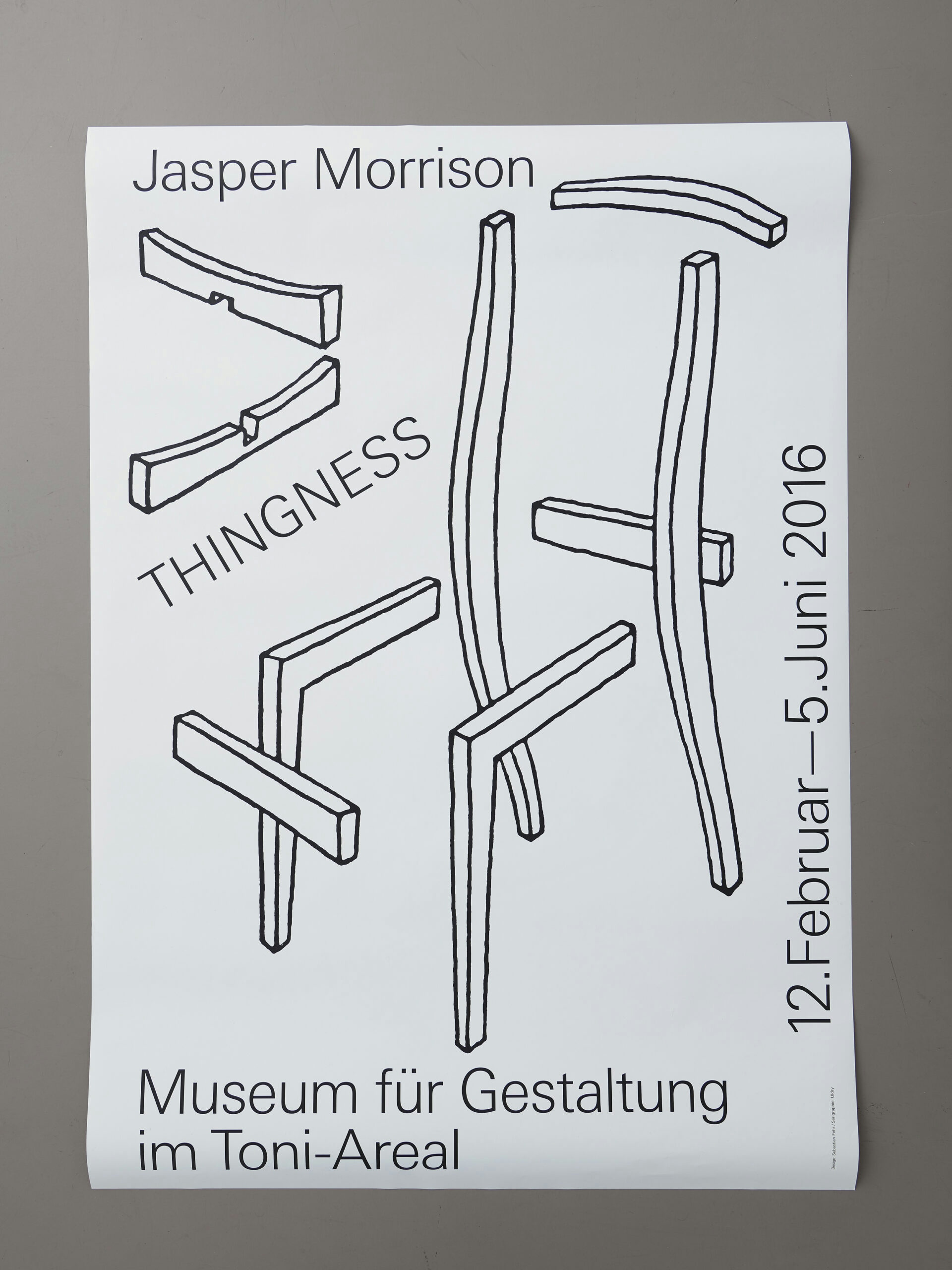 Jasper Morrison – Thingness poster