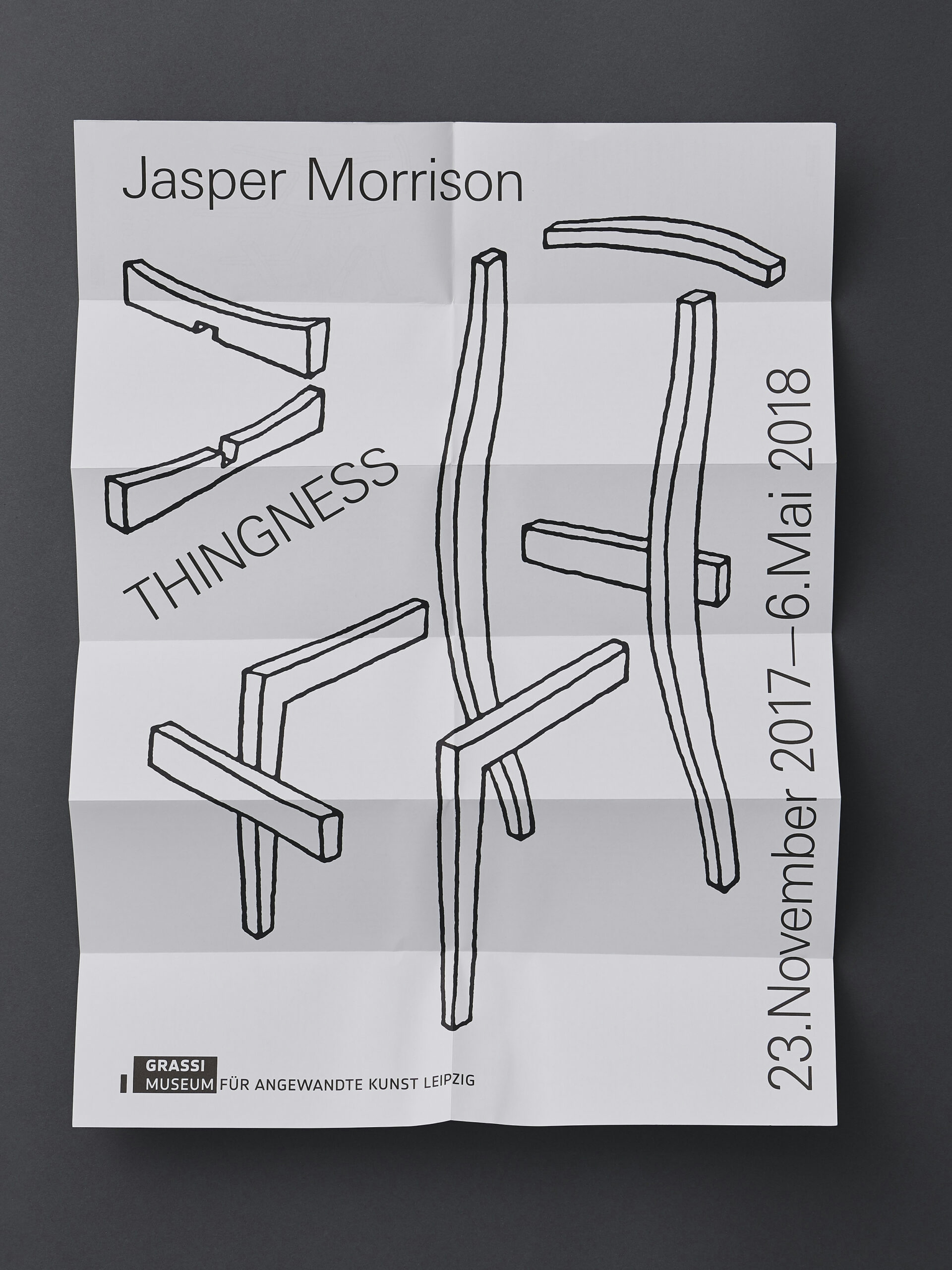 Jasper Morrison – Thingness folded poster front