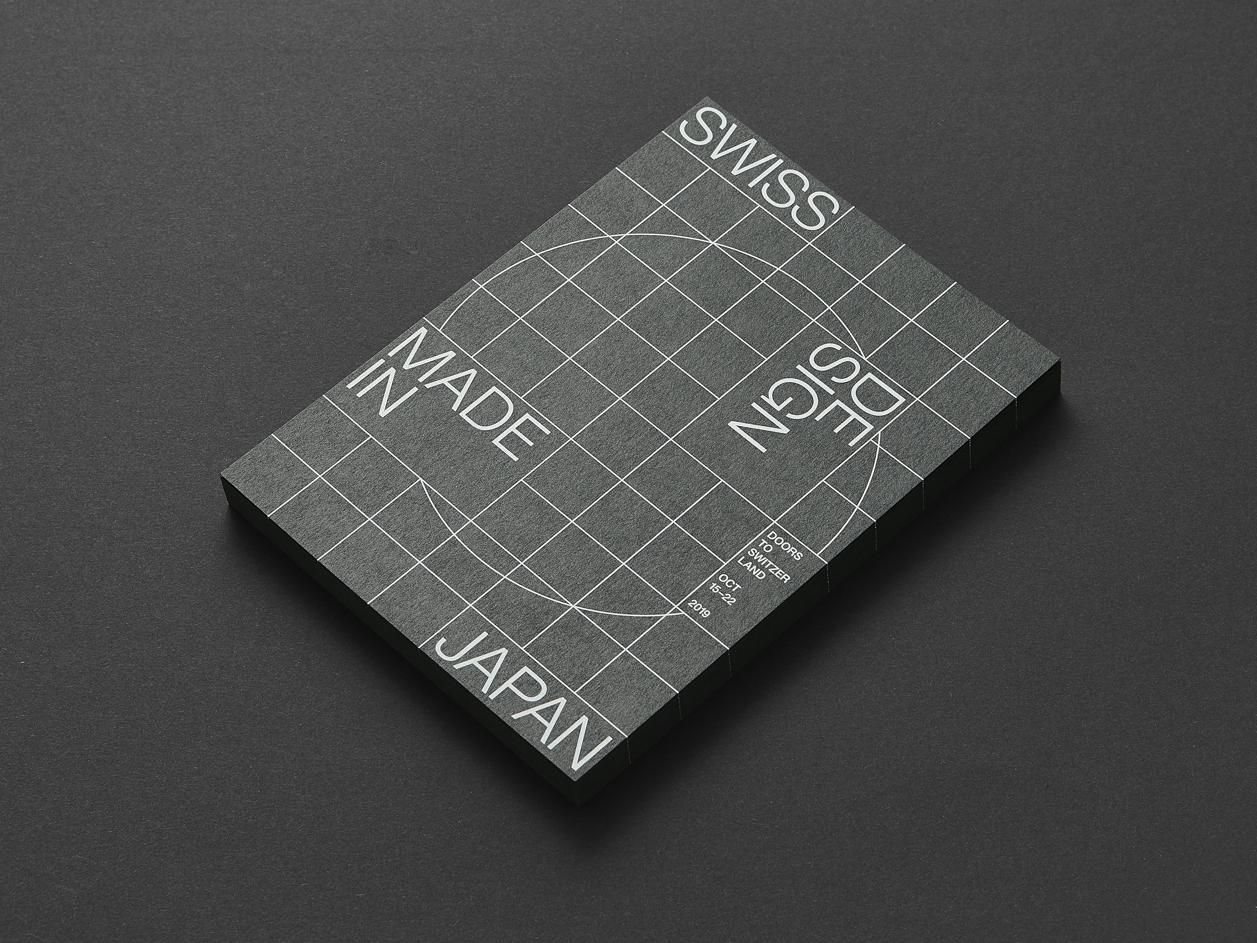 Swiss design made in japan card front