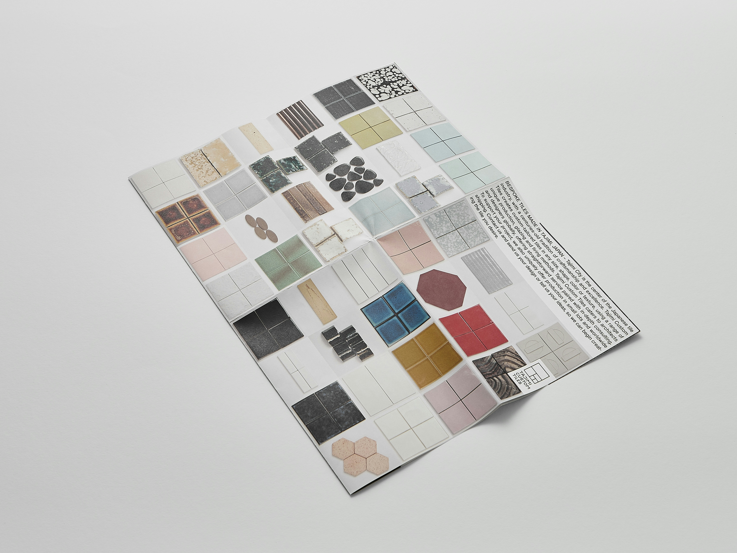 Tajimi Custom Tiles folded Poster unfolding